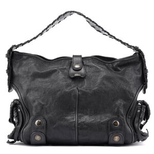 Chloe Black Leather Shoulder Bag